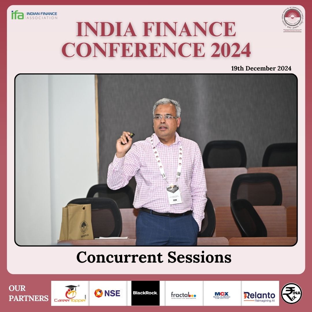 iimraipur's tweet image. IIM Raipur commenced the Concurrent Sessions of the 12th India Finance Conference (IFC) 2024, providing a dynamic platform for the exchange of groundbreaking ideas and research in finance.

#IIMRaipur #IFC2024 #ConcurrentSessions #FinanceResearch