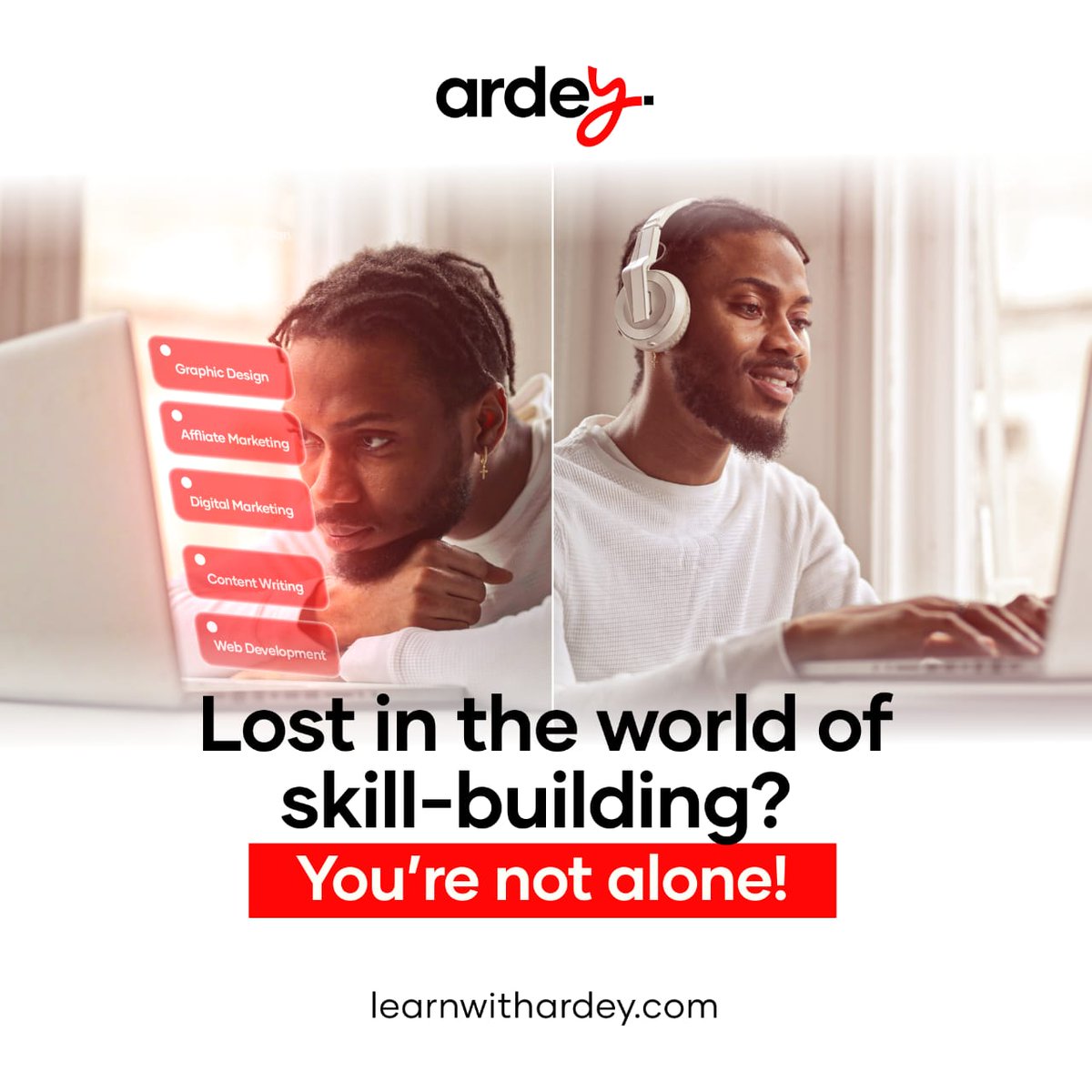learnwithardey's tweet image. Mastering a profitable skill got you overwhelmed? You&apos;re not alone! Many invest in courses, only to end up more confused. Introducing The Ardey Skillpreneur Launchpad - your roadmap to clarity, skills, and success! #SkillpreneurJourney #learnatechskill #profesionaldevelopment