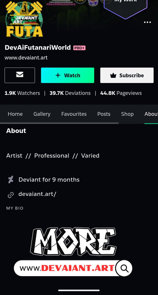 RocketKitty5's tweet photo. @DeviantArt 
Funny staff quick to do copyright take down on YouTube video. But you guys okay with a scammer ride off your name to sell AI p0rnz?

With 4 accounts nonetheless!

#scammer #noai https://t.co/HCfnXU1n9A