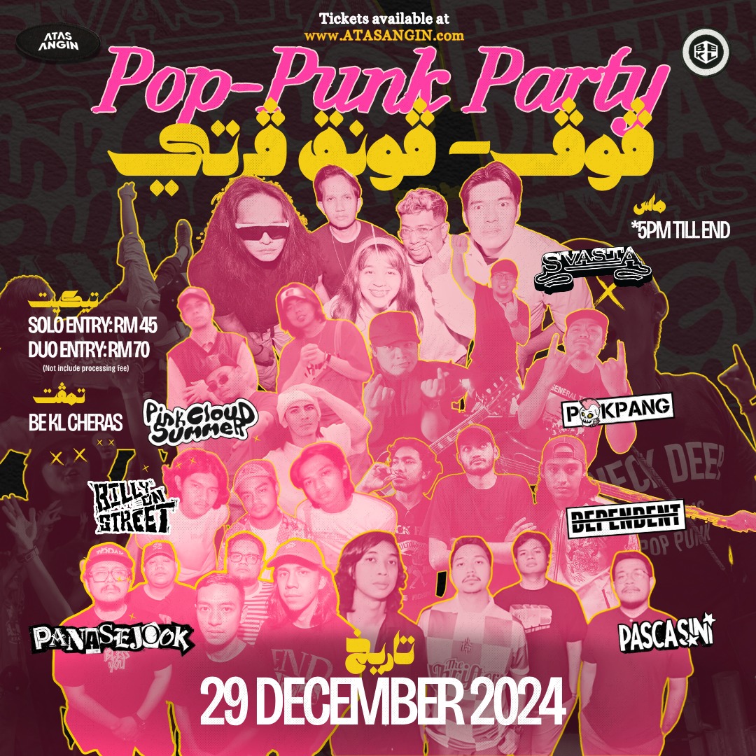panasejook's tweet photo. Dah beli tiket belum? Kalau korang beli tiket and datang baru kami release lagu baru 🫢 https://t.co/MCPvJWVAYN