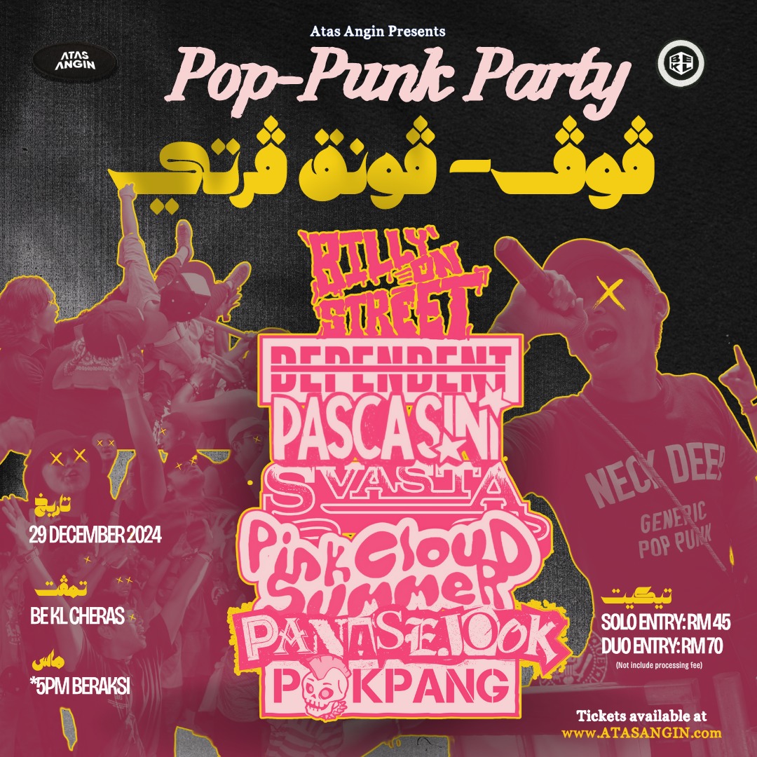 Dah beli tiket belum? Kalau korang beli tiket and datang baru kami release lagu baru 🫢