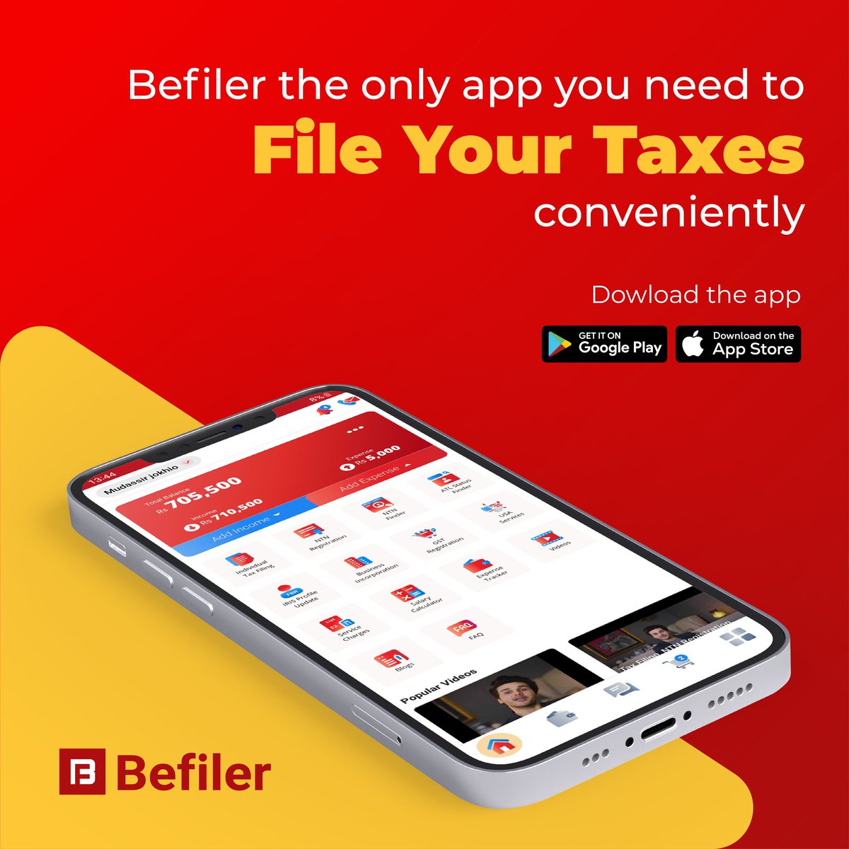befiler's tweet image. From filing taxes and registering businesses to trademark applications and expense tracking, Befiler is the only app you need for all your financial compliance needs!
#Befiler #llcformation #financialfreedom #TaxFilingMadeEasy