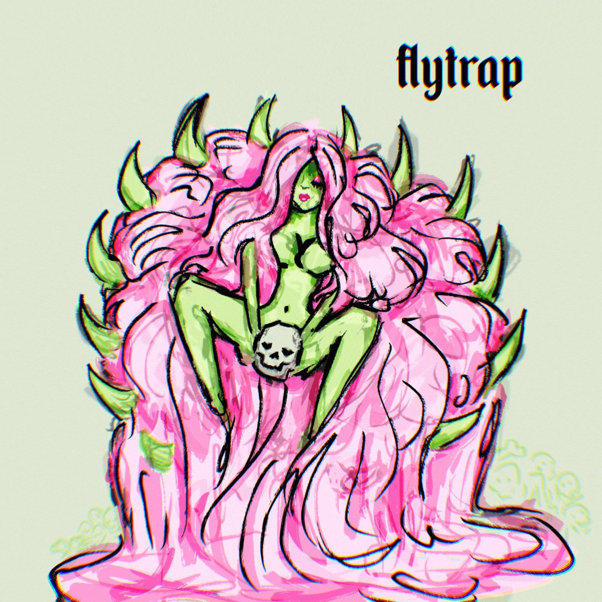 quick li’l flytrap girl doodle 💖