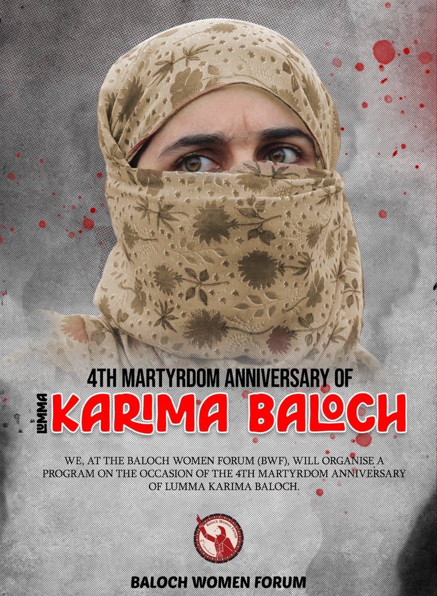 nohan_Baloch5's tweet photo. بلوچ وومن فورم کے آرگنائیزر ڈاکٹر شلی بلوچ نے میڈیا ایکس میں بتاتے ہوئے￷ کہا کہ شہید بانک کریمہ کی چوتھی برسی 21 دسمبر کےدن  آواران تیرتیج میں منعقد ہوجائے￷گا جس سے تمام مخاتب فکر کے لوگوں کو شرکت کی اپیل کرتےہیں https://t.co/2qOmekpmiJ
