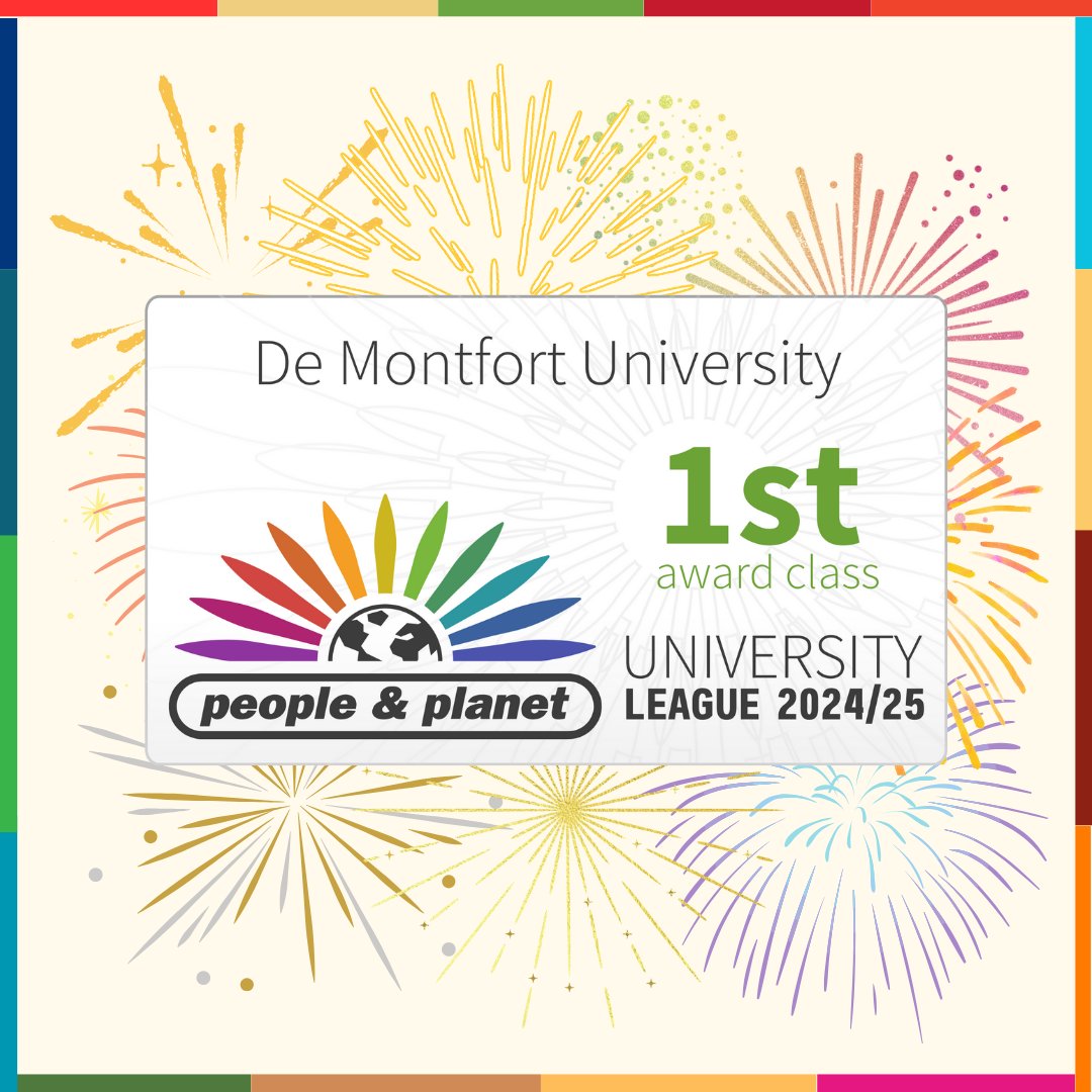 We are happy to announce that we are 2nd place in the 2024/2025 People and Planet University League!
We are incredibly proud of this achievement and are grateful for all the staff and students that have helped the university accomplish this position.
peopleandplanet.org/university-lea…