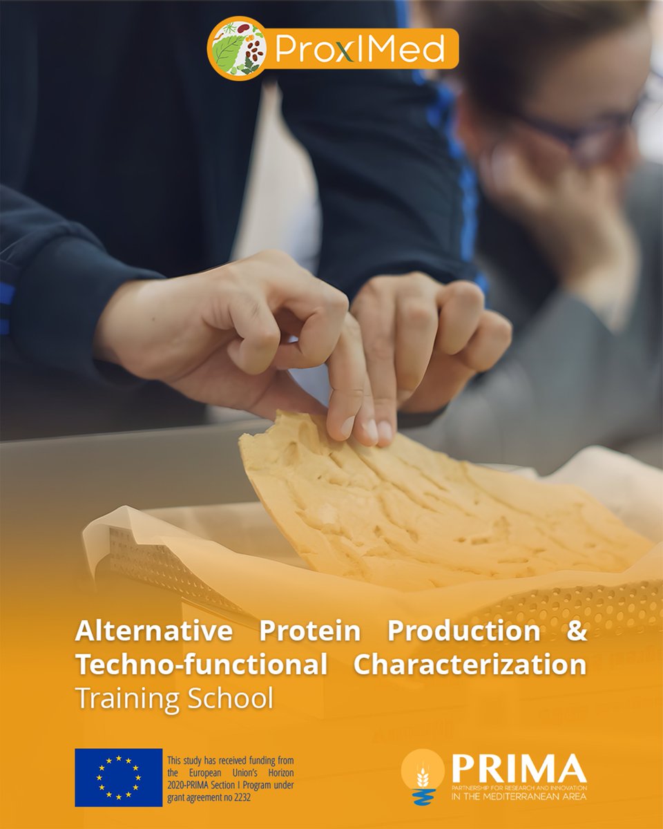 ProxIMed (@proximedprima) on Twitter photo In April 2024, ProxIMed & FunTomP co-organized the Alternative Protein Training School! Hands-on workshops & expert-led lectures explored sustainability, protein extraction & more.
Thank you, Ege Uni & speakers!
#ProxIMed #FunTomP #Sustainability <a href="/PrimaProgram/">PRIMA Program Mediterranean Partnership 🇪🇺</a> In April 2024, ProxIMed & FunTomP co-organized the Alternative Protein Training School! Hands-on workshops & expert-led lectures explored sustainability, protein extraction & more.
Thank you, Ege Uni & speakers!
#ProxIMed #FunTomP #Sustainability <a href="/PrimaProgram/">PRIMA Program Mediterranean Partnership 🇪🇺</a>