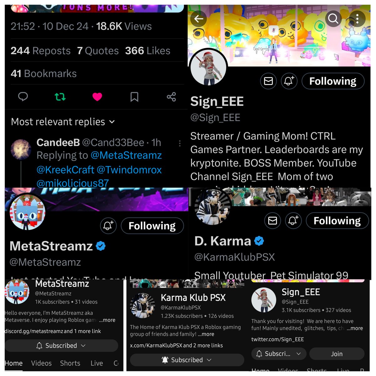 Cand33Bee's tweet photo. @MetaStreamz @KreekCraft @Twindomrox @mikolicious87 @RainbowGurl130k @JnR_mom I can't post in the discord eve proof so I will post this here https://t.co/jEMu95efHy