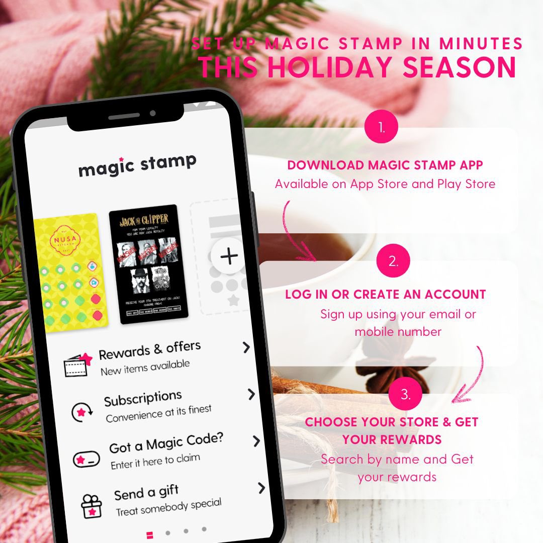 SET UP Magic Stamp IN MINUTES⏱️

Set up Magic Stamp in minutes and start rewarding your customers today! 🎉

No hassle, no wait—just easy, powerful loyalty programs to keep your customers coming back! 🏆

Get started now and watch your business grow. 🚀

#MagicStamp #Loyalty
