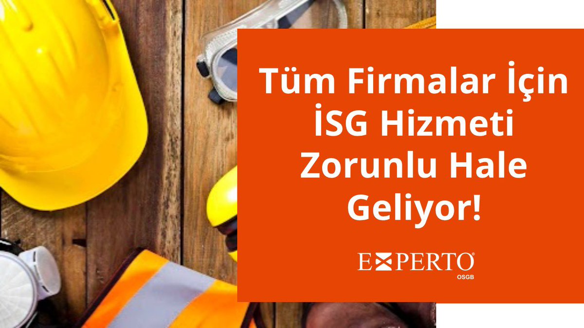 ExpertoOsgb's tweet photo. 📣 1 Ocak 2025 itibariyle 50’den az çalışanı olan ve az tehlikeli sınıfta yer alan tüm işyerleri için iş sağlığı ve güvenli hizmeti zorunlu hale geliyor. https://t.co/fQUdkbpLLV