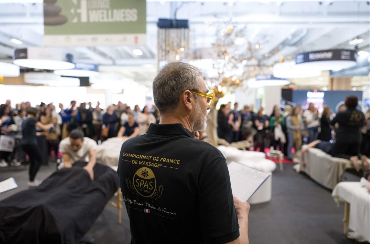 Equiphotelparis's tweet photo. Championnat de France de Massage : la compétition où les meilleurs praticiens sont récompensés 👏

Organisé avec le Label Spas de France et présenté par Isabelle Charrier, Fondatrice et Directrice de la rédaction de Sense of Wellness le concours a récompensé cette année ⤵️ https://t.co/6dRoVKPS2w