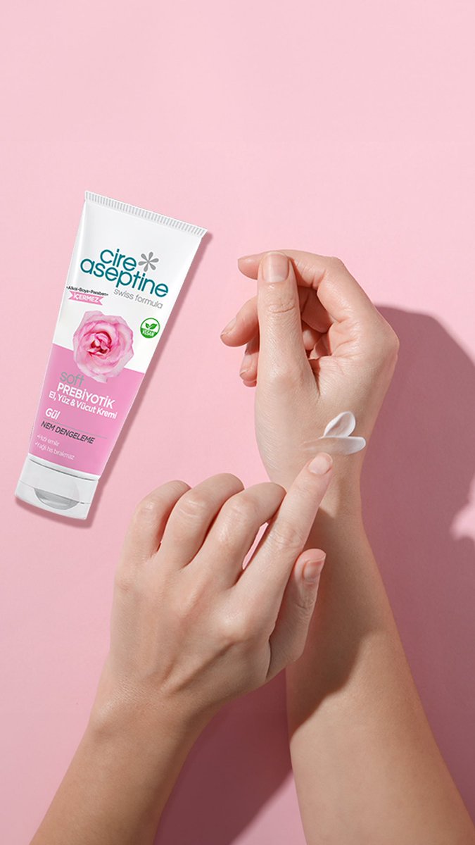 cireaseptinetr's tweet photo. Nem dengeleme özelliğine sahip Cire Aseptine Gül özlü soft el kremini deneyenler çok sevdi💗

 #cireaseptine #guzelsecim #elkremi https://t.co/Ankd86BkLb