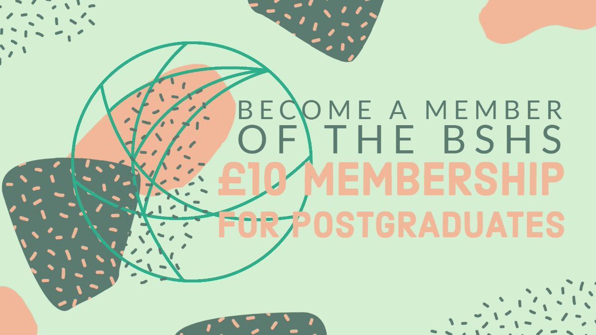 BSHSNews's tweet photo. 🌟 Not a BSHS member yet? Join now for as little as £10 and unlock access to workshops, conferences, and more! Postgraduates, your community is waiting. Discover all the perks in our latest newsletter! https://t.co/CN1BNn91u3  💻 #BSHSPostgrads #HSTEM #Postgrads #PGHistSTEM https://t.co/xeAhhLzd3P