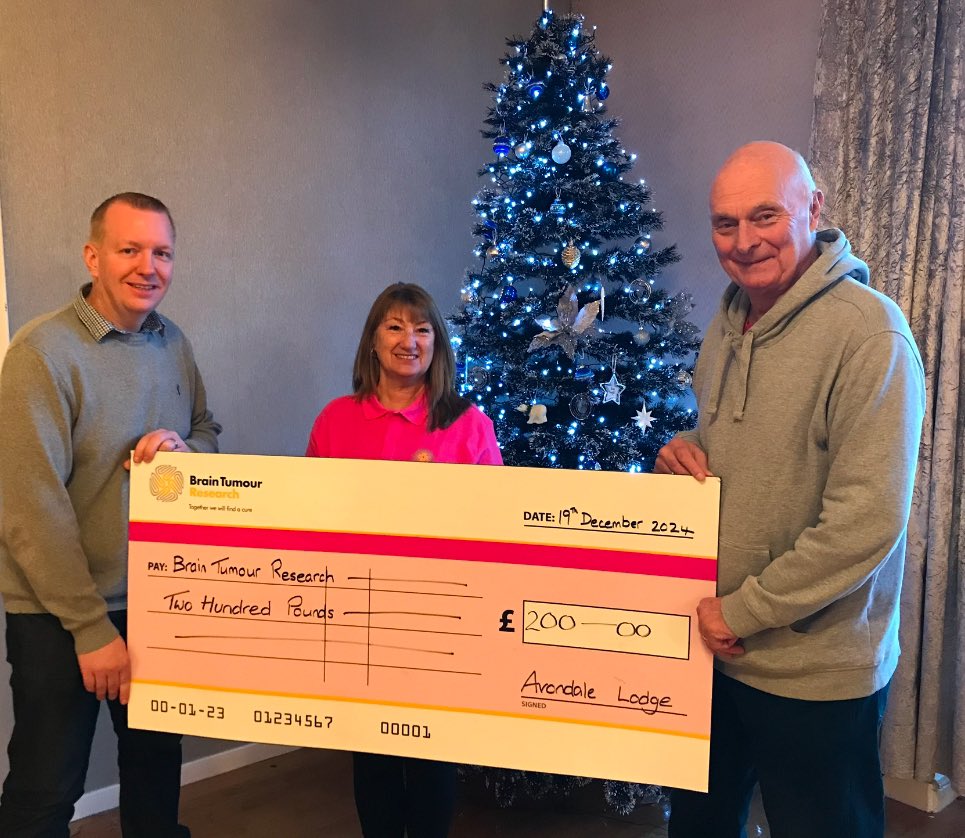 Avondale Lodge members presenting a cheque to <a href="/braintumourrsch/">Brain Tumour Research</a> yesterday. A charity that has supported people close to some of the brethren. We are glad to support the work they do #freemasons #Middlewich <a href="/CheshirePGL/">CheshirePGL</a>