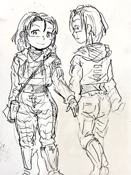 って事で休憩中落書きしてた
年明けくらいかなぁ仕上げるの 