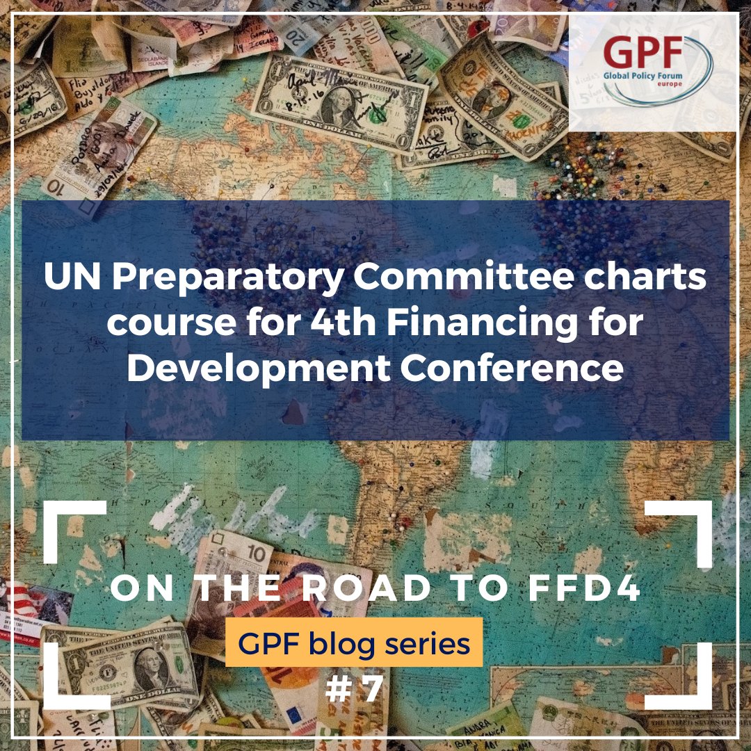 Global Policy Forum Europe (@globalpolicy) on Twitter photo UN Preparatory Committee charts course for 4th Financing for #Development Conference
International community gathered at <a href="/UN/">United Nations</a> HQ (3-6 Dec 24) for 2nd Preparatory Committee meeting for #FfD4 conferece in #Seville, Spain, in June 2025.
Summary/Outloook:
globalpolicy.org/en/news/2024-1…
#FfD UN Preparatory Committee charts course for 4th Financing for #Development Conference
International community gathered at <a href="/UN/">United Nations</a> HQ (3-6 Dec 24) for 2nd Preparatory Committee meeting for #FfD4 conferece in #Seville, Spain, in June 2025.
Summary/Outloook:
globalpolicy.org/en/news/2024-1…
#FfD