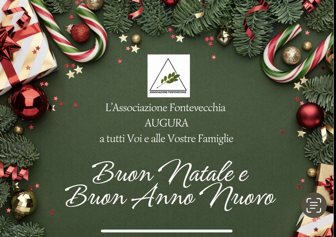 Fontevecchiaorg's tweet photo. A voi tutti auguri di Buon Natale e Felice anno Nuovo. 
Ci scambieremo gli auguri mercoledì 25 dicembre in occasione della S. Messa natalizia alle 10,30 nella chiesa della S. Trinità di Borgo Case Troiano (Pe). 
A U G U R I dall’Associazione Fontevecchia https://t.co/hpwGcvNAj6