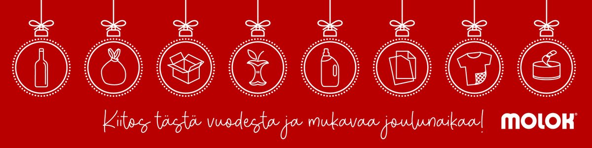 Kiitos tästä vuodesta ja tunnelmallista joulunaikaa! 🎅🎁Lahjoitimme joulumuistamiseen tarkoitetut varat Mannerheimin Lastensuojeluliiton ja Punaisen Ristin järjestämään Hyvä Joulumieli -keräykseen. Siistiä joulua! #Molok #Christmas #HyvääJoulua #HyväJoulumieli