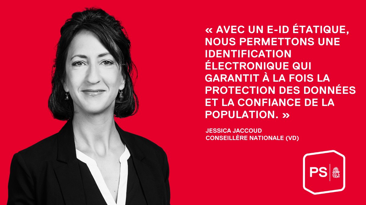 PSSuisse's tweet image. Bonne nouvelle pour la population et la protection des données : l'identité électronique devient une réalité grâce à une solution publique. L'adoption aujourd'hui de la loi sur l'identité électronique permet de l'introduire rapidement et en toute sécurité.