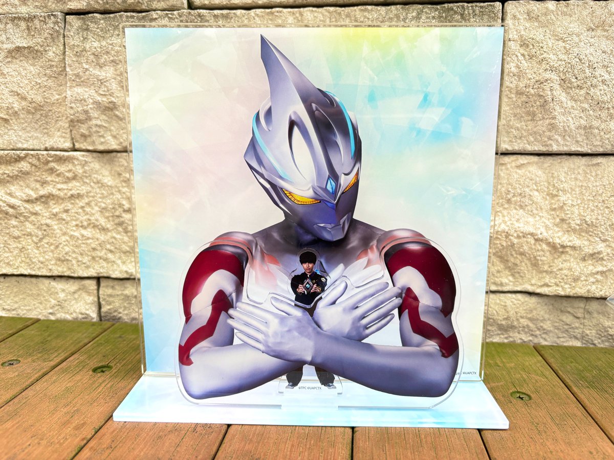 ウルトラマンアーク　アクリルジオラマ　変身　アクリルスタンド　アクスタ ウルトラヒーローズEXPO 2025🎍 ニューイヤーフェスティバル で販売