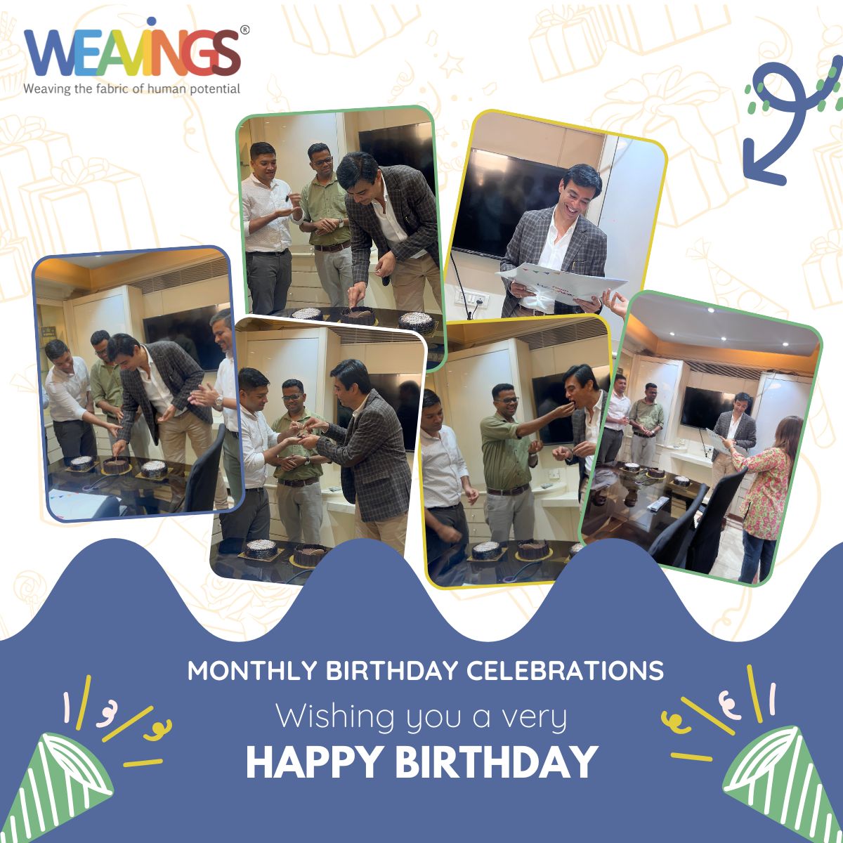 WeavingsMS's tweet photo. 🎉 Celebrating our team’s birthdays each month brings us closer together!
Here’s to another month of laughter, cake, and unforgettable memories! 🎂🥳
#TeamSpirit #OfficeCelebrations #WorkplaceCulture #Weavings #Weavingsmanpowersolutions #Staffingindustry https://t.co/3EFEWpJe6p