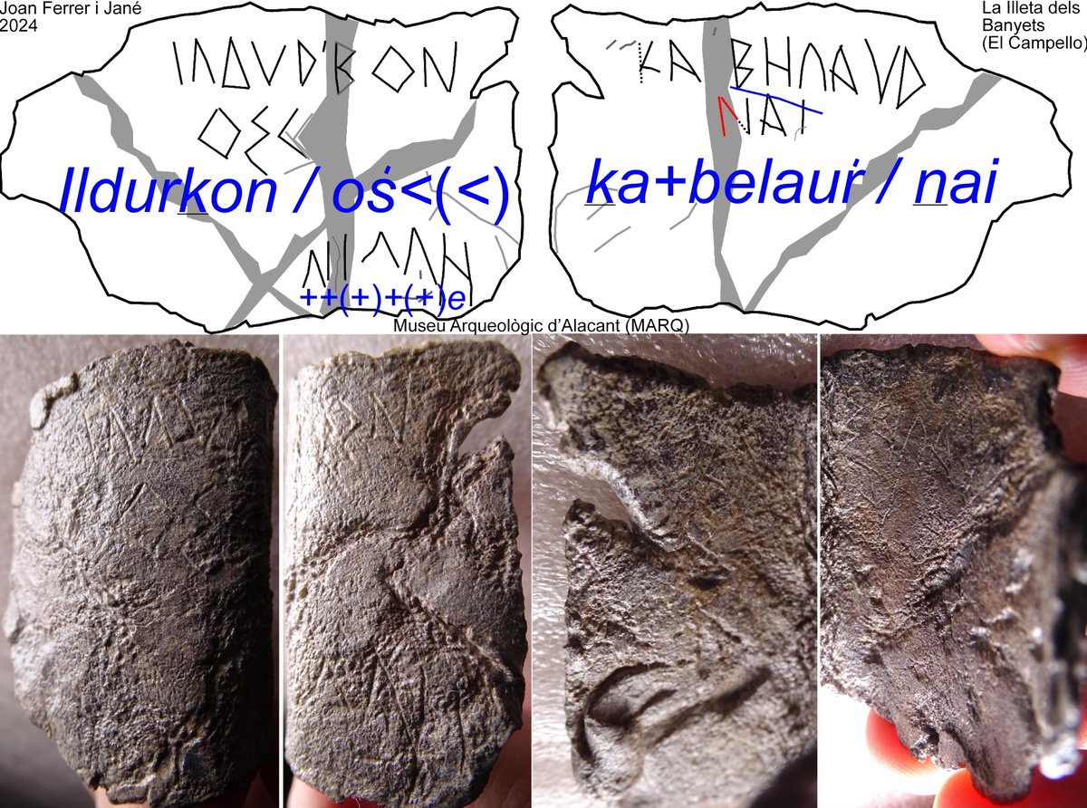 Ja ha sortit l'article sobre la làmina de plom de la Illeta dels Banyets (El Campello) amb 3 textos en alfabet greco-ibèric, que és un treball conjunt amb Manuel Olcina, Adoración Martínez i Enric Verdú del Museu Arqueològic d'Alacant (<a href="/marqalicante/">MARQ Alicante</a>). academia.edu/124303638/Una_…
1/10