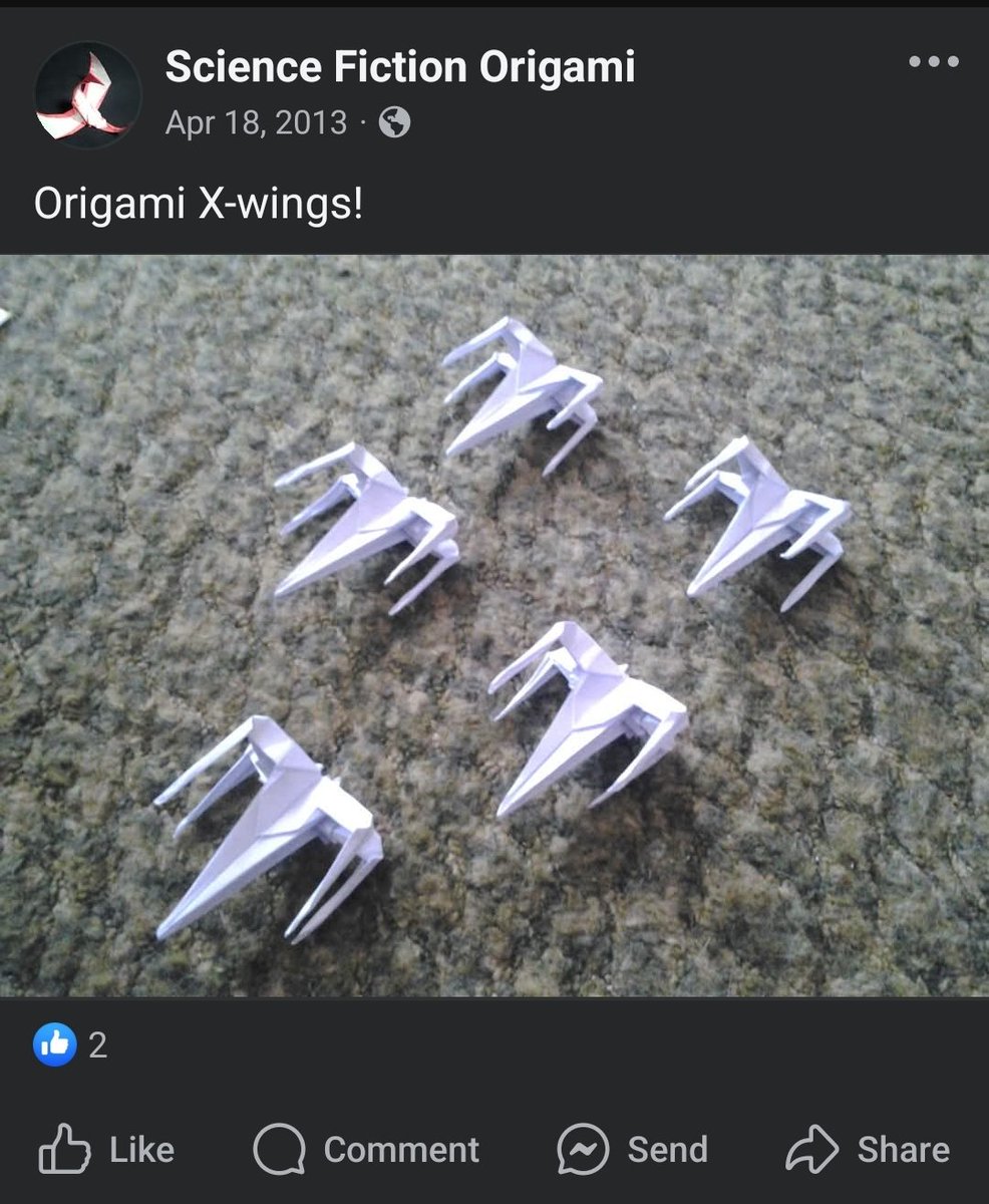 EricTheAlien's tweet photo. This #ufo #uap #drones looks kinda like these origami. 

#f2b https://t.co/I6MJIIc5vi