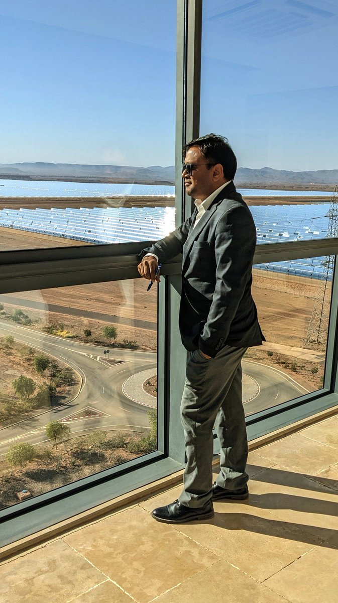 At Noor #Ouarzazate - this 3000 hec #SolarPower complex in #Morocco can produce enough #electricity to #power a third tier #Asian city