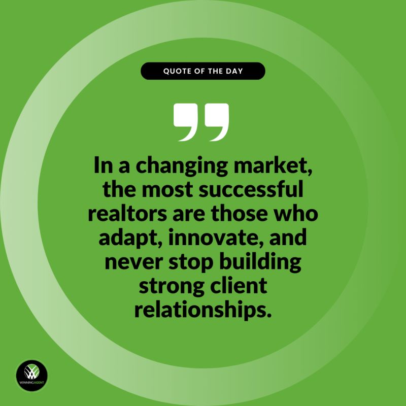 WinningAgent's tweet photo. The market is always changing, but your strategy doesn’t have to. Discover actionable insights to grow your real estate business even in uncertain times. 🌟 https://t.co/AqnRHTB8IJ