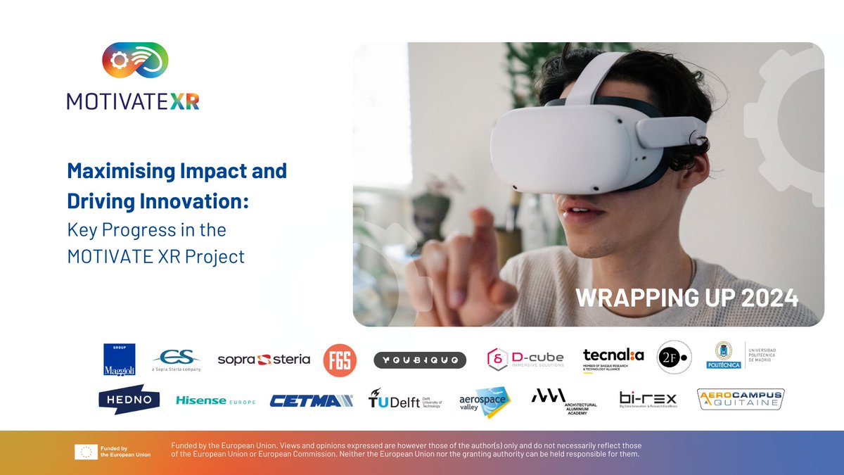 motivatexr's tweet photo. Big strides in the #MOTIVATEXR project! 
From outreach efforts to co-design workshops &amp; cutting-edge #XR tools, we're shaping the future of training &amp; collaboration.

Check out our latest blog post for all the exciting updates! 👇
https://t.co/n1NU5mi4WN 

#HorizonEurope https://t.co/M1OmLtMeXO