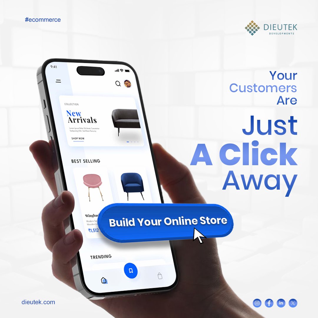 Dieutek_Dev's tweet photo. Turn Clicks into Customers.

Build a store that's as fast, flexible, and reliable as your business demands.

.
.

#dieutekdevelopments #eCommerceDevelopment #websitedevelopment #webdesign #kochi https://t.co/RwXdAPJAm2