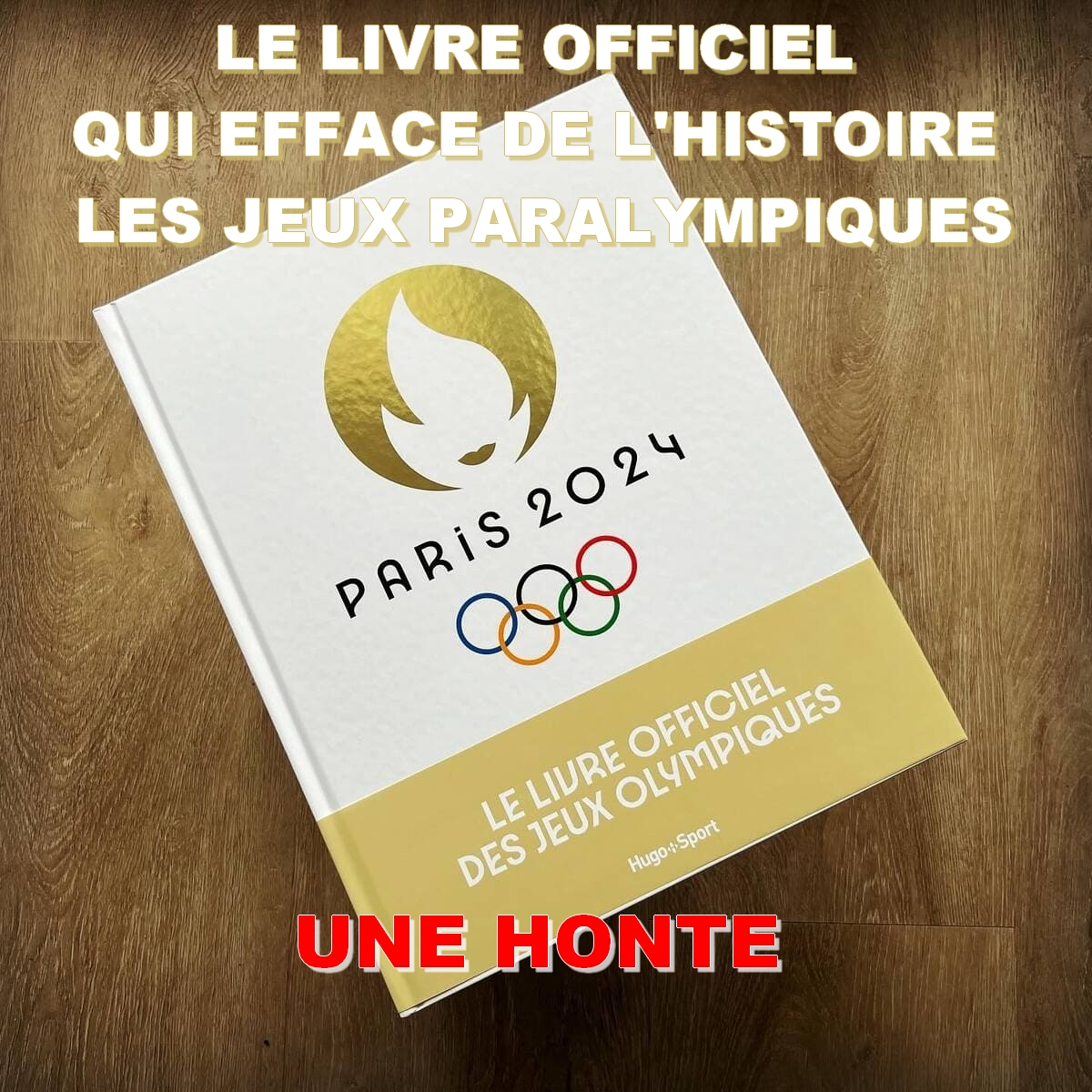 Coeur Handisport (@coeurhandisport) on Twitter photo Le livre officiel qui efface de l'histoire les Jeux Paralympiques !
"C'est un immense raté" <a href="/HoudetStephane/">Stephane Houdet</a>
Voilà ce que représente réellement le #handicap en France, le néant, & tout un sytème cautionne un tel mépris...
Vous savez ce qu'il ne faut surtout pas offrir à Noël ! Le livre officiel qui efface de l'histoire les Jeux Paralympiques !
"C'est un immense raté" <a href="/HoudetStephane/">Stephane Houdet</a>
Voilà ce que représente réellement le #handicap en France, le néant, & tout un sytème cautionne un tel mépris...
Vous savez ce qu'il ne faut surtout pas offrir à Noël !