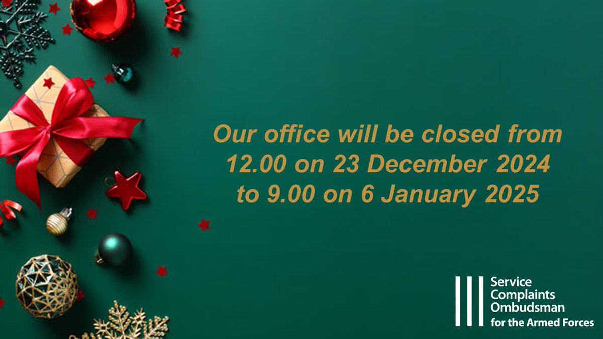 SCOAF Christmas Closure:

Enquiries and applications should be sent to: contact@scoaf.org.uk

These will be actioned on our return.