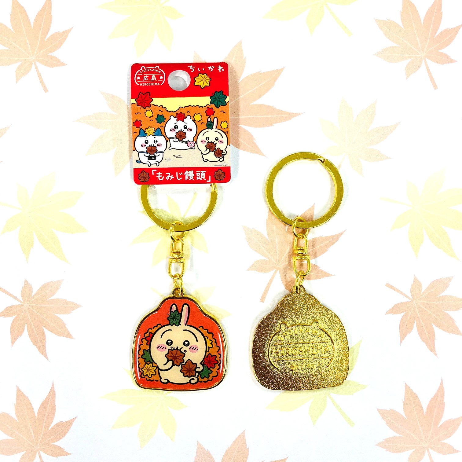 激レア！うさもみちゃん 根付　ストラップ レトロ　もみじ　ご当地　広島 激レア！うさもみちゃん 根付 ストラップ レトロ もみじ ご当地