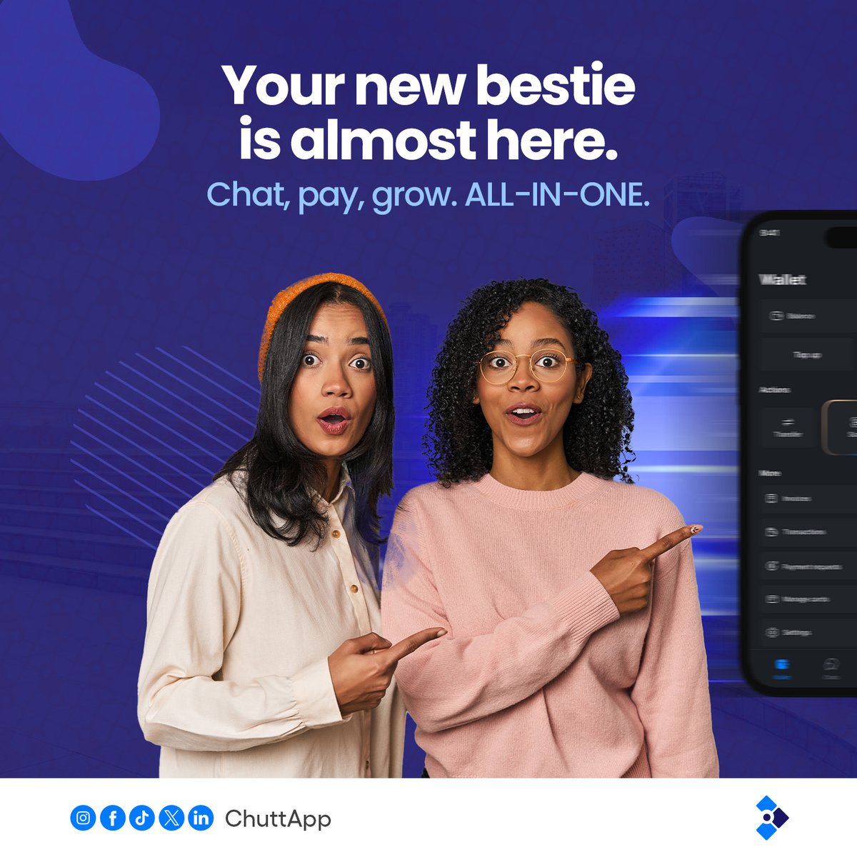 ChuttApp's tweet photo. If you’re ready to level up your vibes and your hustle, 
ChuttApp is where it’s at. 
Just wait for it. #chuttappiscoming #Finance https://t.co/swmiXIcZmG