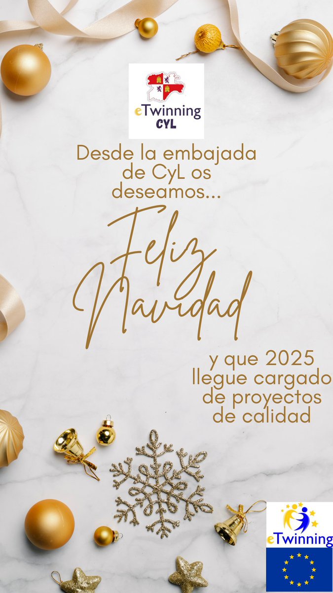 eTwinning Castilla y León (@etwinning_cyl) on Twitter photo 🎄🎉 ¡Felices Fiestas de parte de los Embajadores eTwinning de Castilla y León! 🎉🎄
¡Que 2025 esté lleno de nuevos proyectos #eTwinning, aprendizajes y conexiones entre docentes y estudiantes! 🎁🎅
<a href="/eTwinning_es/">eTwinning España</a> <a href="/fjmagdafuente/">Javier Magdaleno</a> <a href="/1javiergj/">Javier González</a> 🎄🎉 ¡Felices Fiestas de parte de los Embajadores eTwinning de Castilla y León! 🎉🎄
¡Que 2025 esté lleno de nuevos proyectos #eTwinning, aprendizajes y conexiones entre docentes y estudiantes! 🎁🎅
<a href="/eTwinning_es/">eTwinning España</a> <a href="/fjmagdafuente/">Javier Magdaleno</a> <a href="/1javiergj/">Javier González</a>