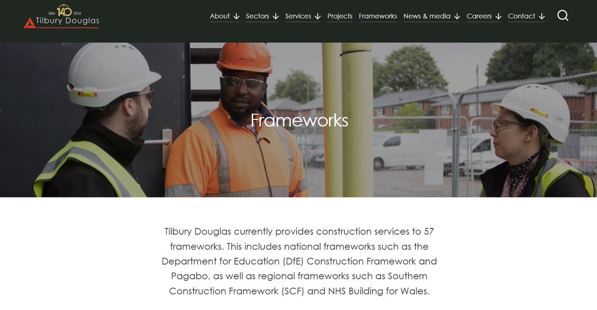 #DidYouKnow that around 85% of our work is procured through collaborative #frameworks, so we have a dedicated section on our website outlining some of our key frameworks. Check it out: lnkd.in/eYgjV4ud 

#Collaboration #Construction #Engineering #Infrastructure #FitOut