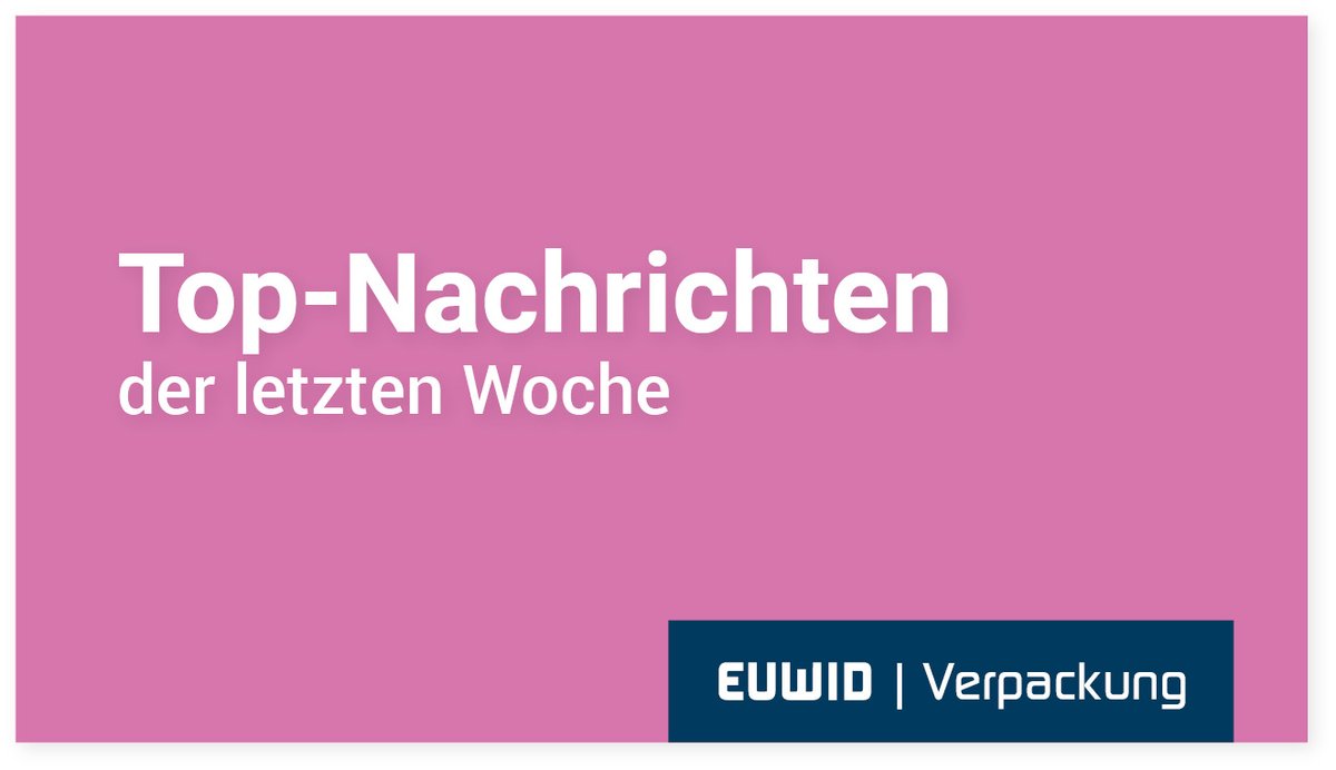euwid's tweet image. ✅ 17.12.2024 | Evonik baut Konzernstruktur um: Vorprodukte für Kunststoff- und Papierverpackungen betroffen
ow.ly/m2pY50Ut9eP

✅ 17.12.2024 | Wellpappenverband begrüßt Entscheidung zur PPWR als Meilenstein der Kreislaufwirtschaft
ow.ly/1ap050Ut9f4