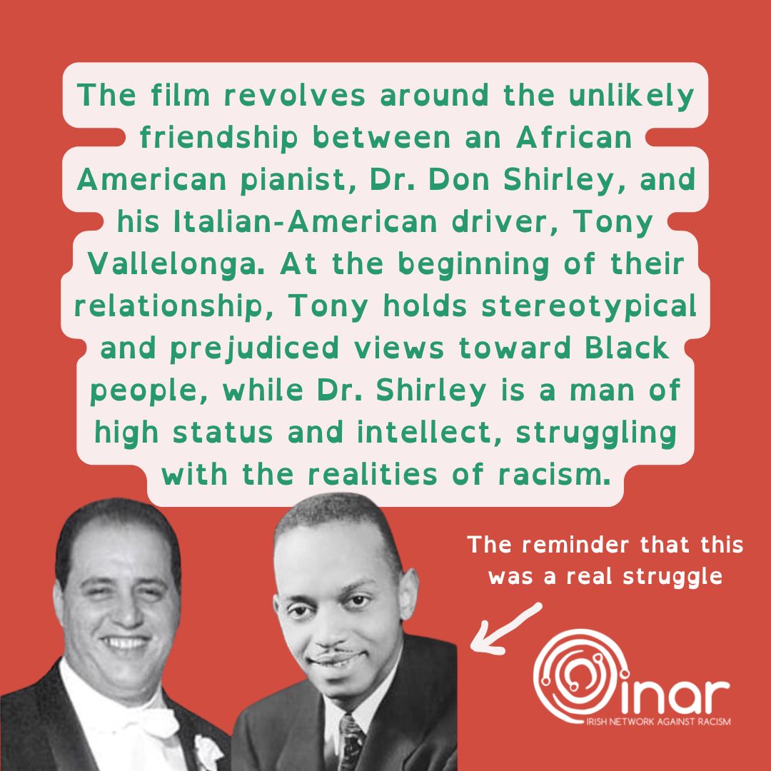 INARIreland's tweet photo. 🕯️ Day 20 of the Advent Calendar Against Racism🕯️
Addressing defensiveness with empathy. When we engage with compassion, we create space for growth. Watch Green Book for inspiration on how empathy can break down biases &amp; foster meaningful change.

#EmpathyInAction #RacialJustice https://t.co/auVqQY5yC8