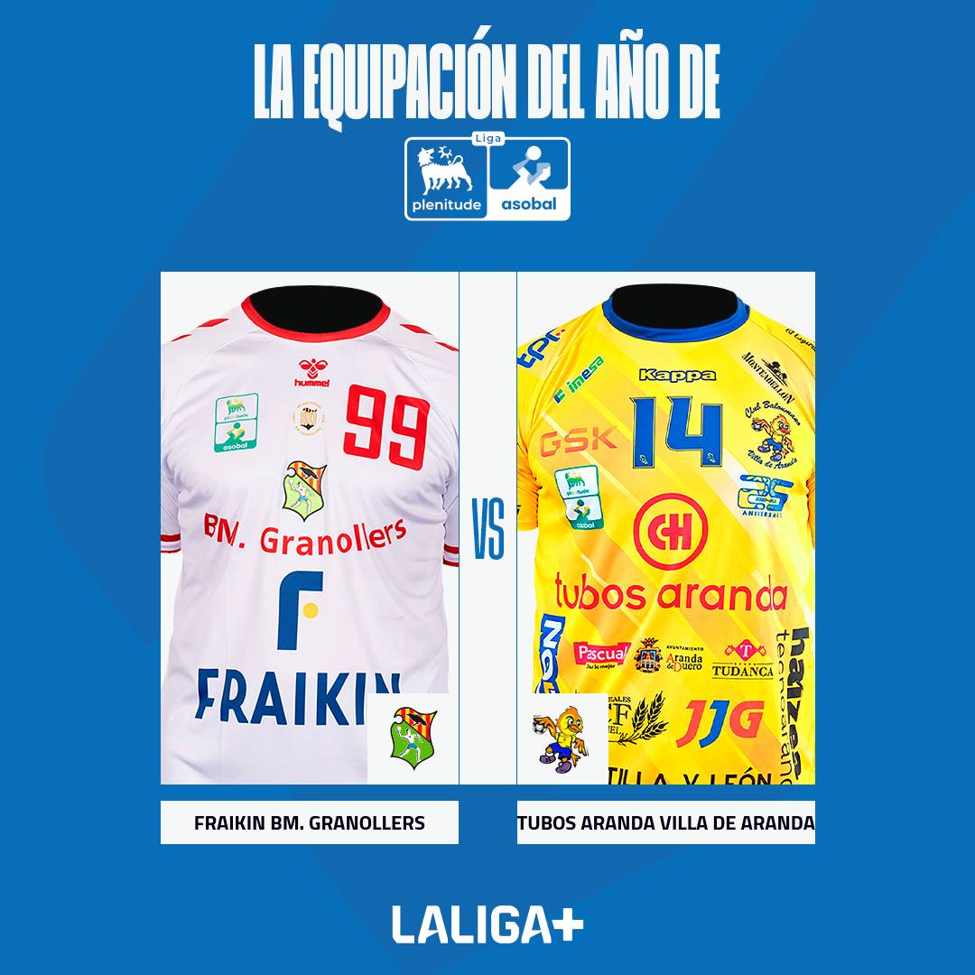 ¿Cuál será la 𝑪𝒂𝒎𝒊𝒔𝒆𝒕𝒂 𝒅𝒆 𝒍𝒂 𝒕𝒆𝒎𝒑𝒐𝒓𝒂𝒅𝒂 de <a href="/ASOBAL/">ASOBAL</a> 🎽?

⚔️ Enfrentamiento de octavos de final

RT 🔄 <a href="/BMGranollers/">BM Granollers</a> 
MG❤️ <a href="/bmvillaaranda/">Club Balonmano Villa de Aranda</a> 

 ⏬ Vota por tu preferida⏬