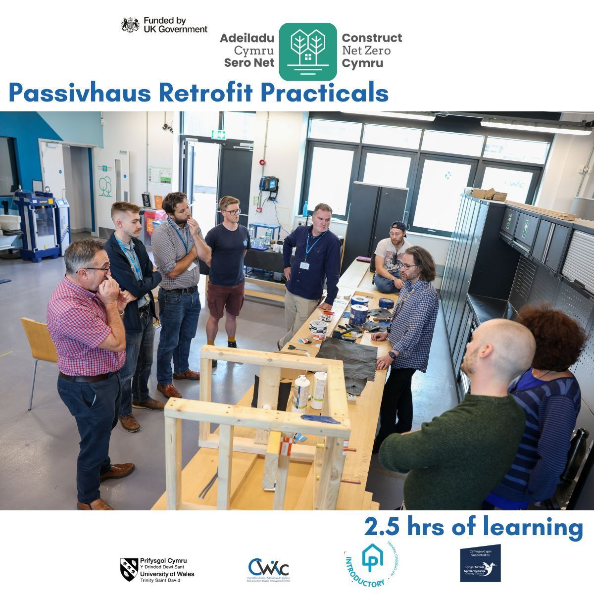 🌟Struggling to apply airtightness on site?

🌟Our new, fully funded bite-size Passivhaus Retrofit Practicals of just 2.5hrs learning per session will show best practice options.

Book your free place today via: cwic.wales/enhanced-retro…

#Sustainability #ERFITCourse