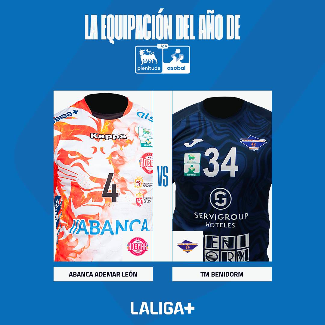 LALIGA+ (@laligaplus) on Twitter photo La 𝑪𝒂𝒎𝒊𝒔𝒆𝒕𝒂 𝒅𝒆 𝒍𝒂 𝒕𝒆𝒎𝒑𝒐𝒓𝒂𝒅𝒂 de <a href="/ASOBAL/">ASOBAL</a> 🎽
⚔️ Nuevo enfrentamiento ⚔️
RT 🔄 <a href="/ADEMARLEON/">//Abanca Ademar León</a>
MG❤️ <a href="/bmbenidorm/">BM Servigroup Benidorm</a>
⬇️ ¿Cúal es tu favorita? ⬇️ La 𝑪𝒂𝒎𝒊𝒔𝒆𝒕𝒂 𝒅𝒆 𝒍𝒂 𝒕𝒆𝒎𝒑𝒐𝒓𝒂𝒅𝒂 de <a href="/ASOBAL/">ASOBAL</a> 🎽
⚔️ Nuevo enfrentamiento ⚔️
RT 🔄 <a href="/ADEMARLEON/">//Abanca Ademar León</a>
MG❤️ <a href="/bmbenidorm/">BM Servigroup Benidorm</a>
⬇️ ¿Cúal es tu favorita? ⬇️