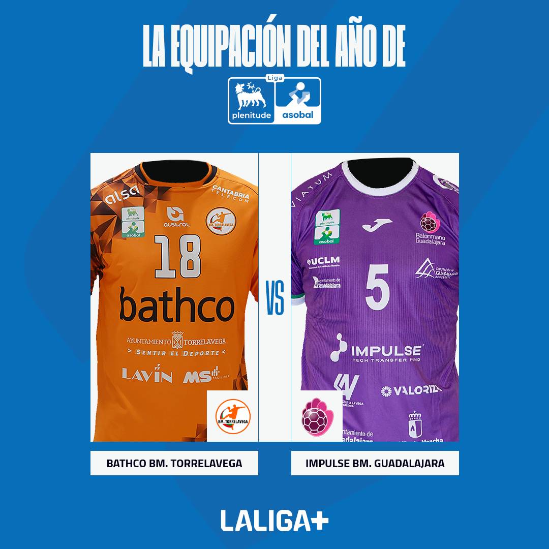 LALIGA+ (@laligaplus) on Twitter photo La 𝑪𝒂𝒎𝒊𝒔𝒆𝒕𝒂 𝒅𝒆 𝒍𝒂 𝒕𝒆𝒎𝒑𝒐𝒓𝒂𝒅𝒂 de <a href="/ASOBAL/">Liga Plenitude</a> 🎽
Vamos con el segundo enfrentamiento
RT 🔄 <a href="/BMTorrelavega/">Bathco Balonmano Torrelavega</a>
MG❤️ <a href="/bmguadalajara/">IMPULSE Balonmano Guadalajara</a>
👇VOTA por tu favorita 👇 La 𝑪𝒂𝒎𝒊𝒔𝒆𝒕𝒂 𝒅𝒆 𝒍𝒂 𝒕𝒆𝒎𝒑𝒐𝒓𝒂𝒅𝒂 de <a href="/ASOBAL/">Liga Plenitude</a> 🎽
Vamos con el segundo enfrentamiento
RT 🔄 <a href="/BMTorrelavega/">Bathco Balonmano Torrelavega</a>
MG❤️ <a href="/bmguadalajara/">IMPULSE Balonmano Guadalajara</a>
👇VOTA por tu favorita 👇