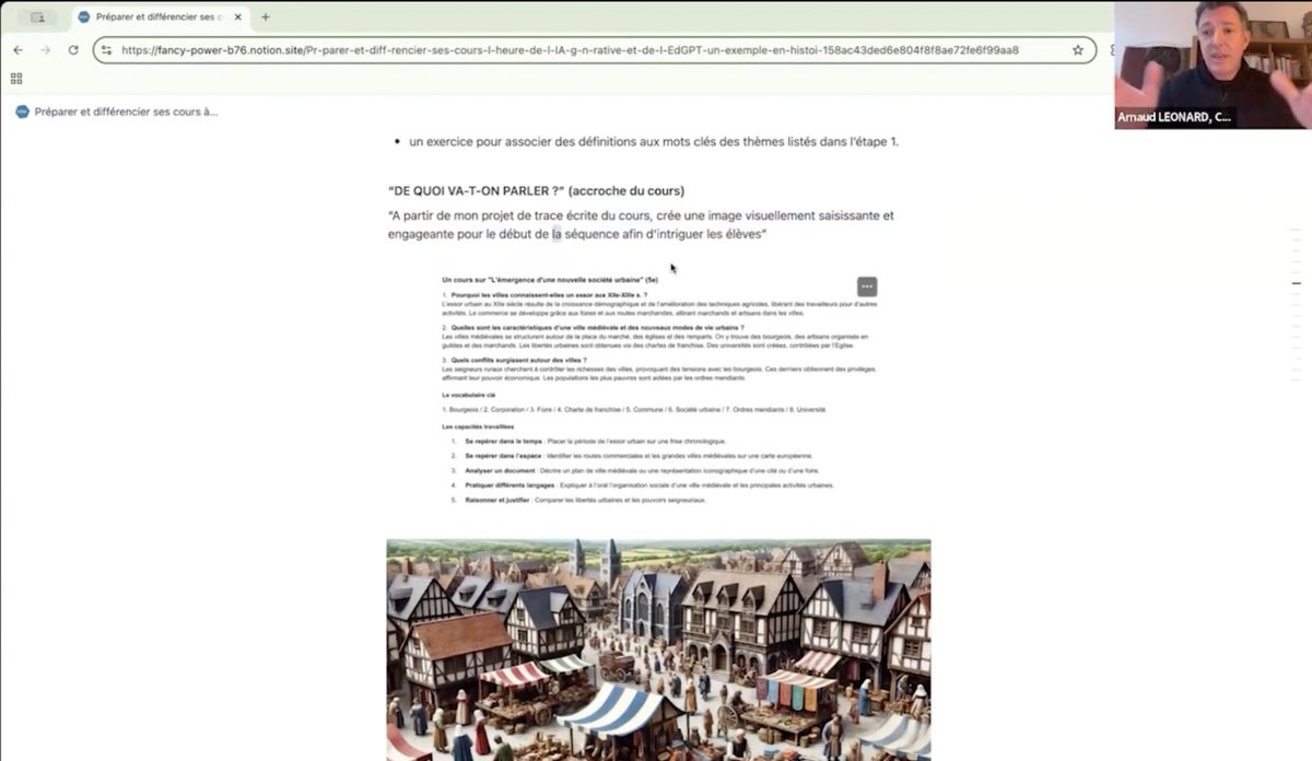 Leonard_Bangkok's tweet image. 2e épisode du Fil Rouge &quot;#IA et éducation&quot; du #RéseauMlfmonde @Mlfpedagogie avec ma présentation “Préparer et #différencier ses cours à l’heure de l’IA générative et de l’#EdGPT : un exemple en #histoire au #cycle4”
youtu.be/IuDe16-mHVc