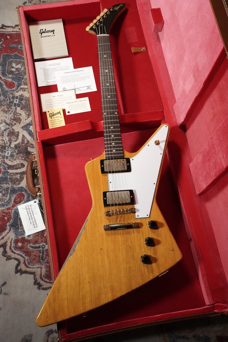 shima_shinjuku's tweet image. 【入荷情報】現地ギブソン・カスタムショップで買い付けたPSLオーダーモデルが入荷しました。今回はCollector’s Edition以来となる大変希少なマーフィーラボのコリーナ・エクスプローラー、しかもスティンガー仕様の激アツな1本です！

digimart.net/cat01/shop4944…

#Gibson #Gibson130