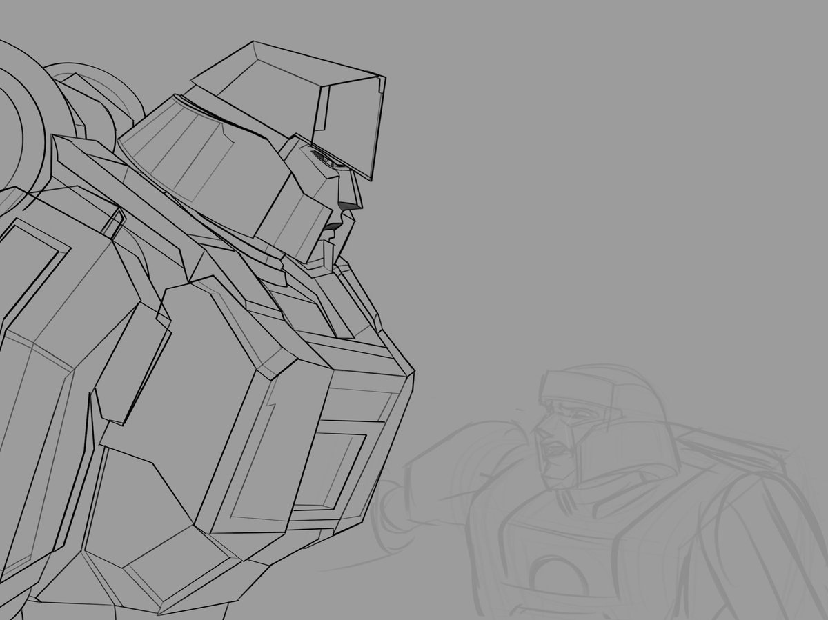 It’s kinda crazy how this drawing I was working on a month ago lowkey predicted this 🫢

I forgot to continue it past lineart so this is the only WIP I got on my phone rn

#megop #transformers #TransformersOne #d16