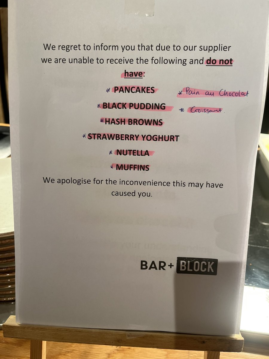 Could someone please help from <a href="/premierinn/">Premier Inn</a> ? I have a most unhelpful email and since been ghosted by customer services 🙈
Amusing as it was to have so little left for breakfast, we really should not have been charged full price…