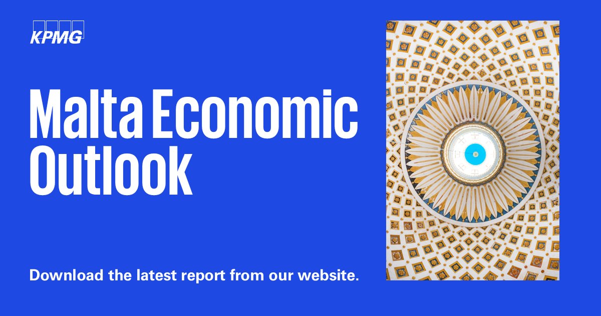 We are proud to launch the December edition of the KPMG Malta Economic Outlook. Learn more: kpmg.com/mt/en/home/ins…

#kpmgreport #economicoutlook #economy #malta #housing #inflation