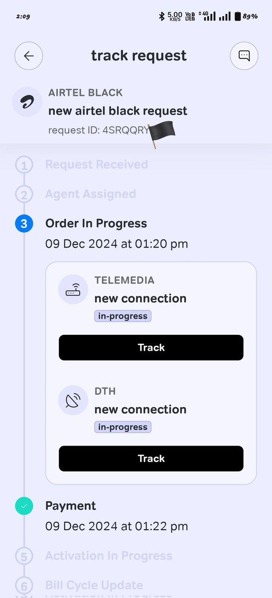 Buddhapal7559's tweet photo. I purchased @Airtel black connection from Airtel on 9 December and I cancelled the order on 10th December because of no  no availability of 5g network after that there is no refund is given to me till 20th of December #Airtel @airtelindia  #Airtelblack https://t.co/HIxt8YLaZm