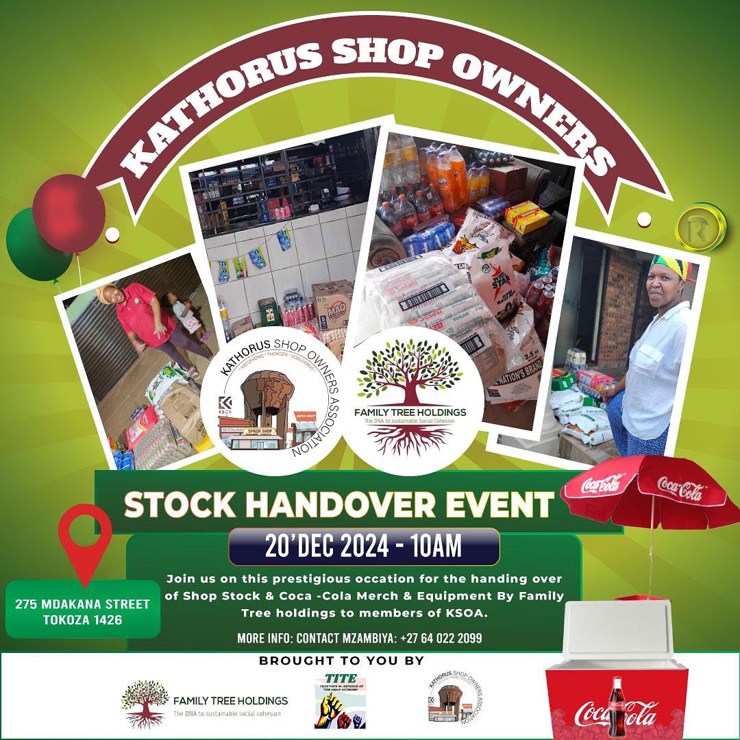 FamilyTreeHold's tweet image. Siyaphusha🔥 Early start here in Thokoza with Family Tree Holdings, stocking up spaza shops and pushing kasi businesses to the next level. Join us today and stay glued to our pages for the action! 💼🛒 #KasiEconomy #ThokozaVibes #GDED #FTH