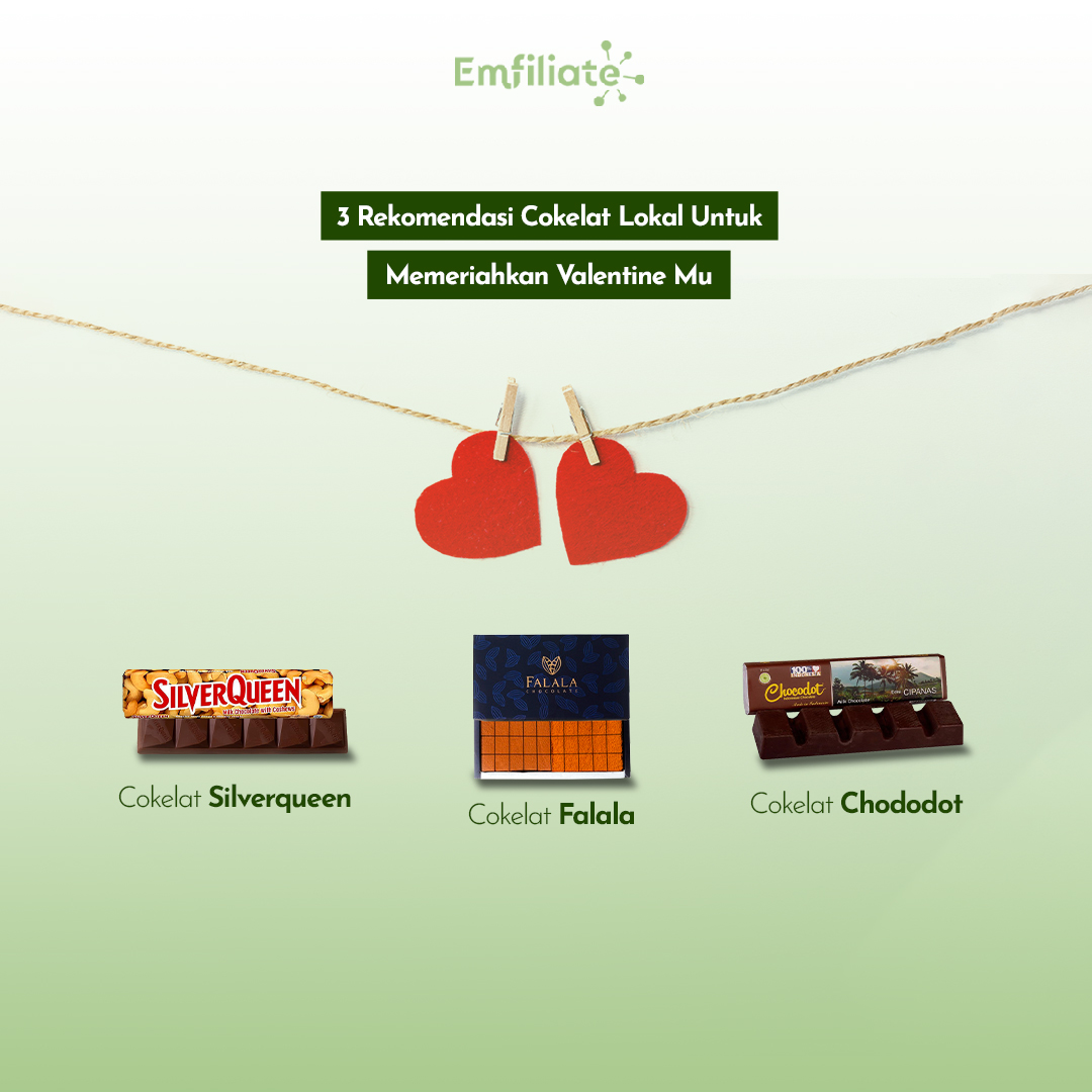 emfiliate's tweet photo. Yuk, meriahkan Valentine kamu dengan cokelat lokal terbaik! Setiap cokelat ini membawa cerita &amp; cinta dari para pembuatnya, menjadikannya pilihan yang sempurna untuk berbagi kebahagiaan dgn orang terkasih! 💖

beli cokelatnya lewat Emfiliate &amp; nikmati komisi ekstra! 🍫💸 https://t.co/JqkFmCXRkm
